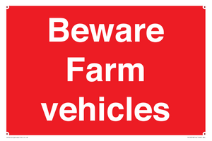 PV12018: Beware Farm vehicles