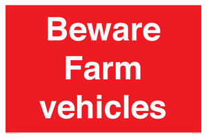 PV12018: Beware Farm vehicles
