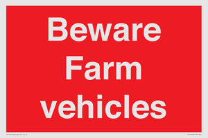 PV12018: Beware Farm vehicles