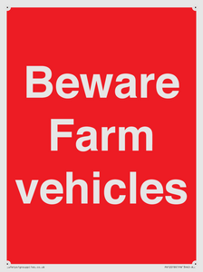 PV12018: Beware Farm vehicles