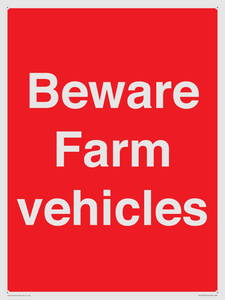 PV12018: Beware Farm vehicles