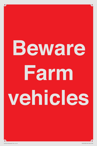 PV12018: Beware Farm vehicles