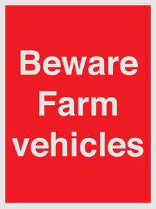 PV12018: Beware Farm vehicles