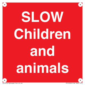 PV12020: SLOW Children and animals