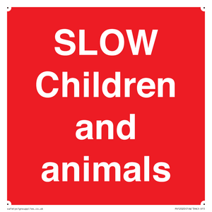 PV12020: SLOW Children and animals