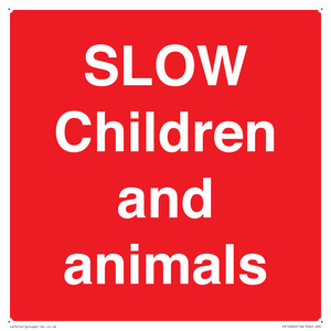 PV12020: SLOW Children and animals