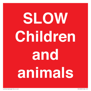 PV12020: SLOW Children and animals