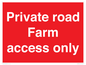 PV12035: Private road Farm access only