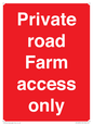 PV12035: Private road Farm access only