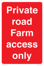 PV12035: Private road Farm access only