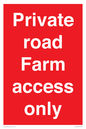 PV12035: Private road Farm access only