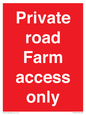 PV12035: Private road Farm access only