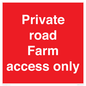 PV12035: Private road Farm access only
