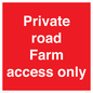 PV12035: Private road Farm access only