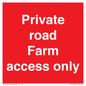 PV12035: Private road Farm access only