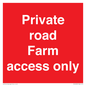 PV12035: Private road Farm access only