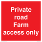 PV12035: Private road Farm access only