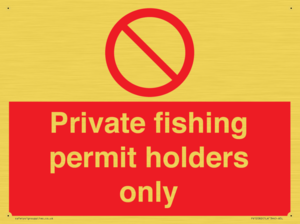 PV12082: Private fishing permit holders only
