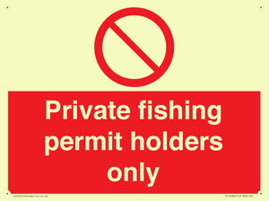 PV12082: Private fishing permit holders only