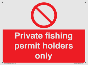 PV12082: Private fishing permit holders only