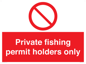 PV12082: Private fishing permit holders only