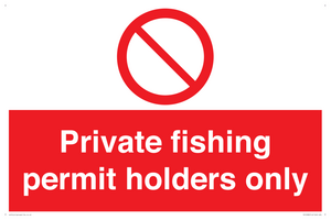 PV12082: Private fishing permit holders only