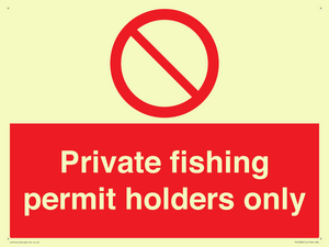 PV12082: Private fishing permit holders only