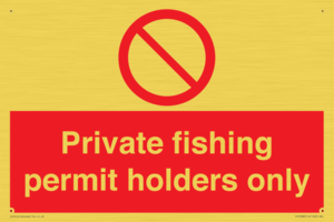 PV12082: Private fishing permit holders only