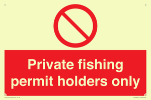 PV12082: Private fishing permit holders only