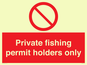 PV12082: Private fishing permit holders only