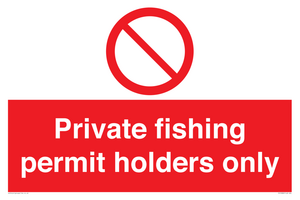 PV12082: Private fishing permit holders only