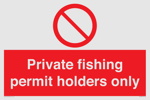 PV12082: Private fishing permit holders only