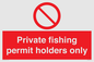 PV12082: Private fishing permit holders only