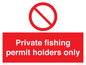 PV12082: Private fishing permit holders only