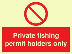 PV12082: Private fishing permit holders only