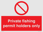PV12082: Private fishing permit holders only