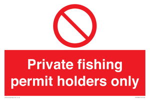 PV12082: Private fishing permit holders only