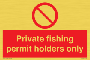 PV12082: Private fishing permit holders only