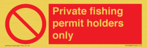PV12082: Private fishing permit holders only