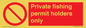 PV12082: Private fishing permit holders only