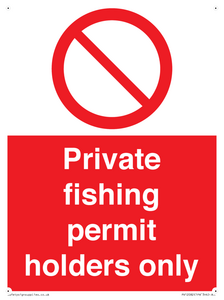 PV12082: Private fishing permit holders only