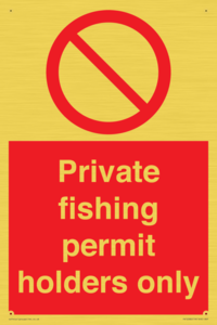 PV12082: Private fishing permit holders only