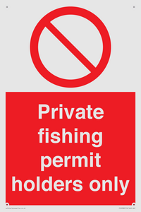 PV12082: Private fishing permit holders only
