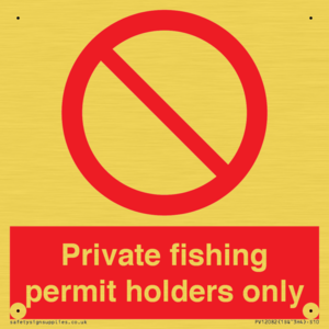 PV12082: Private fishing permit holders only
