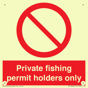 PV12082: Private fishing permit holders only