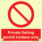PV12082: Private fishing permit holders only