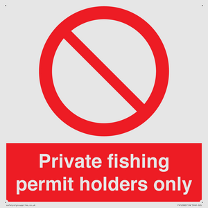 PV12082: Private fishing permit holders only