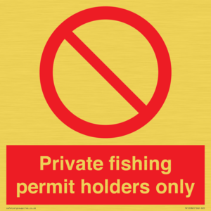 PV12082: Private fishing permit holders only