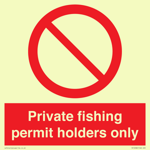 PV12082: Private fishing permit holders only
