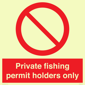 PV12082: Private fishing permit holders only